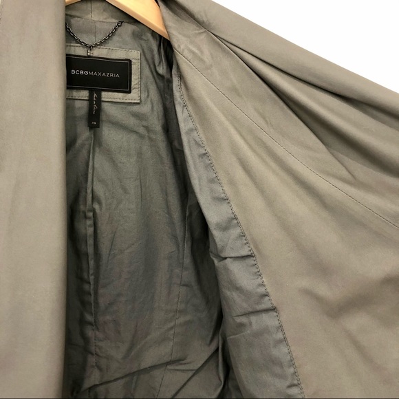 BCBG “Sienna” drape front leather jacket - Picture 4 of 12